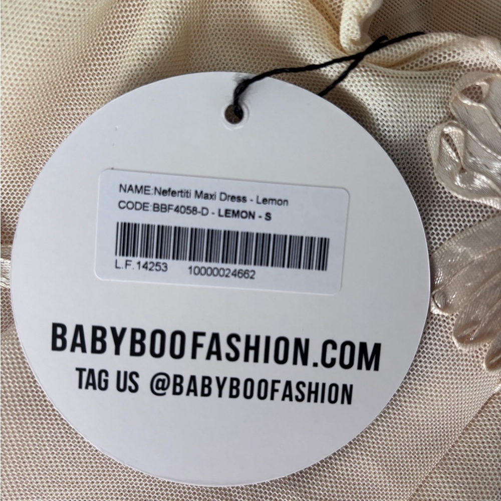 Yellow BabyBoo Formal dress